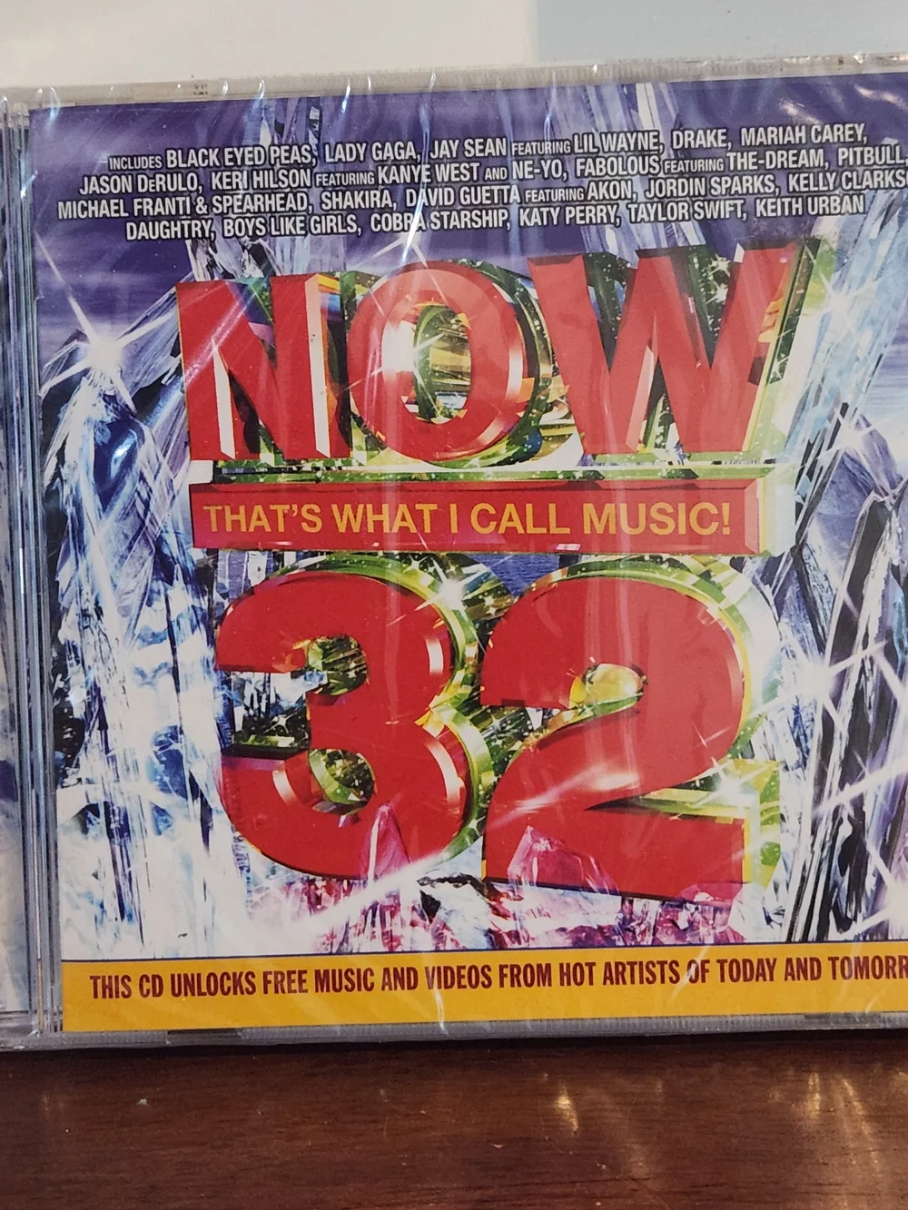NEW SEALED NOW That's What I Call Music! 32 CD — Red & Green Bold Cover